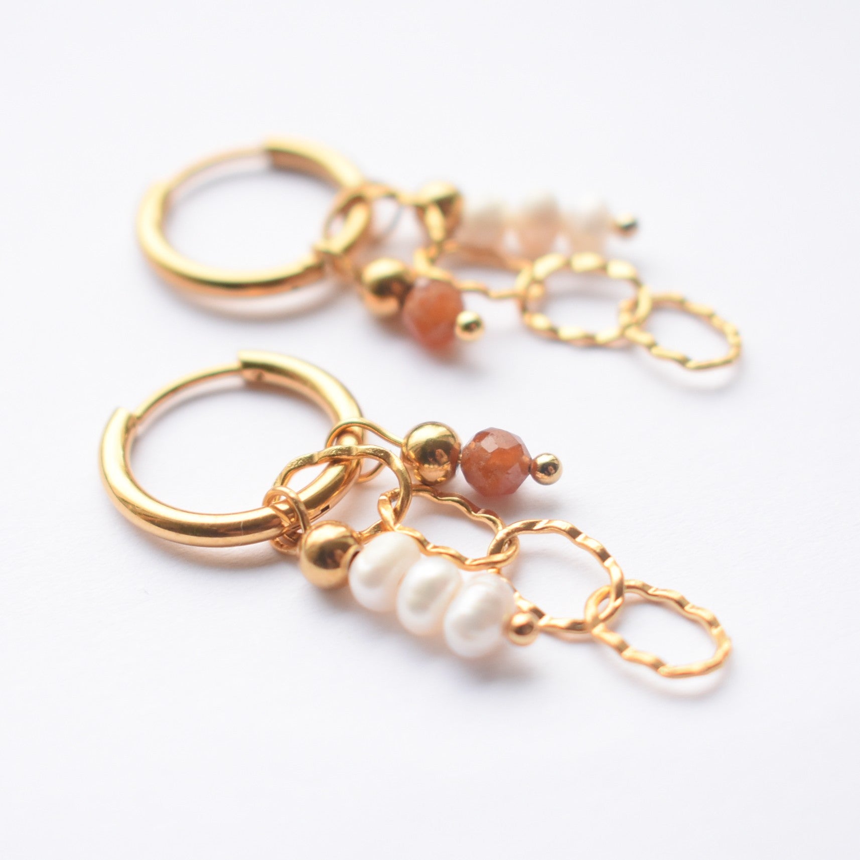 Gouden dames oorbellen