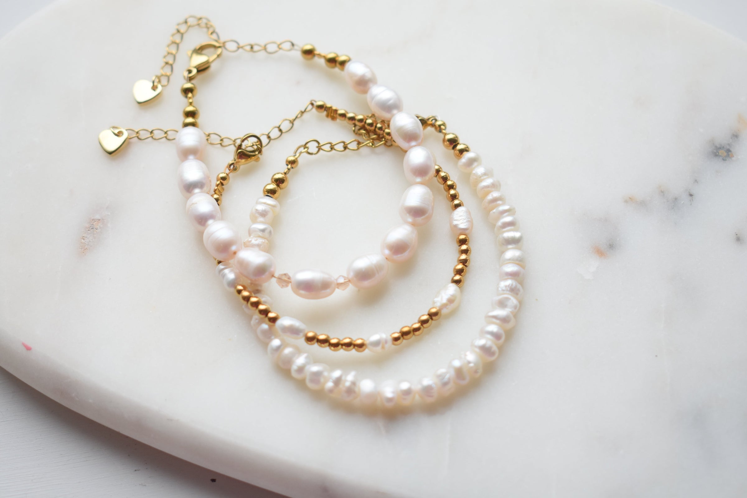 Armbanden met parels voor dames