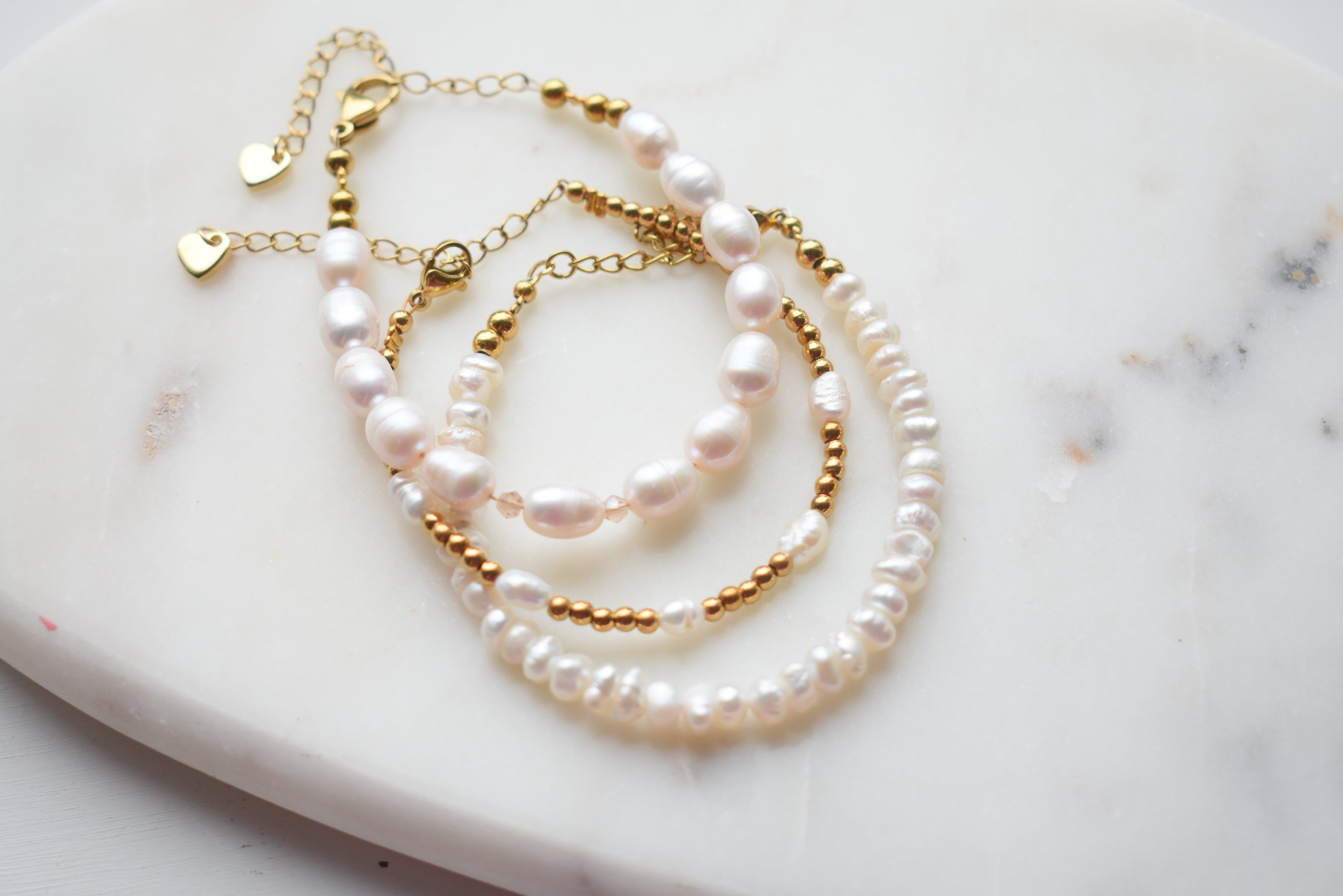 Armbanden met parels voor dames