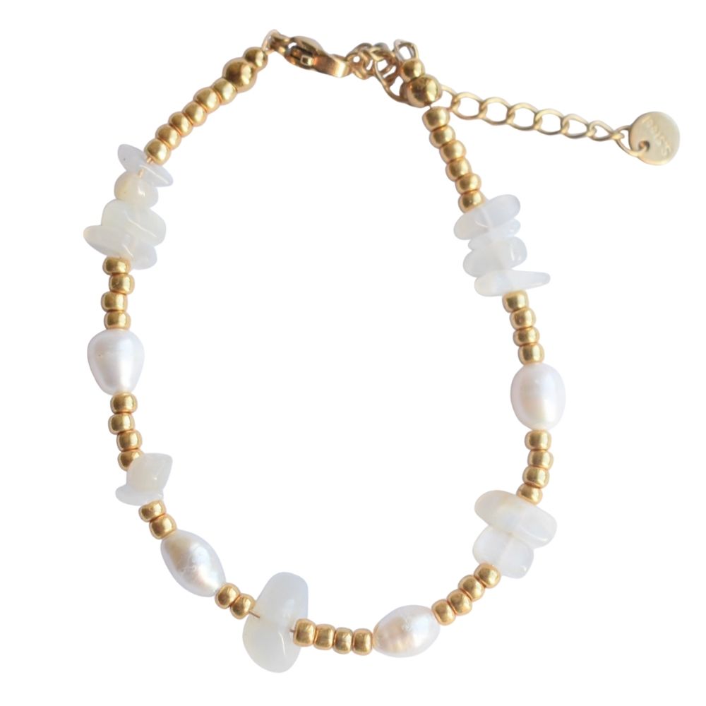 Maansteen armbandje dames