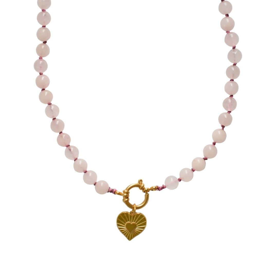 Ketting rozenkwarts dames
