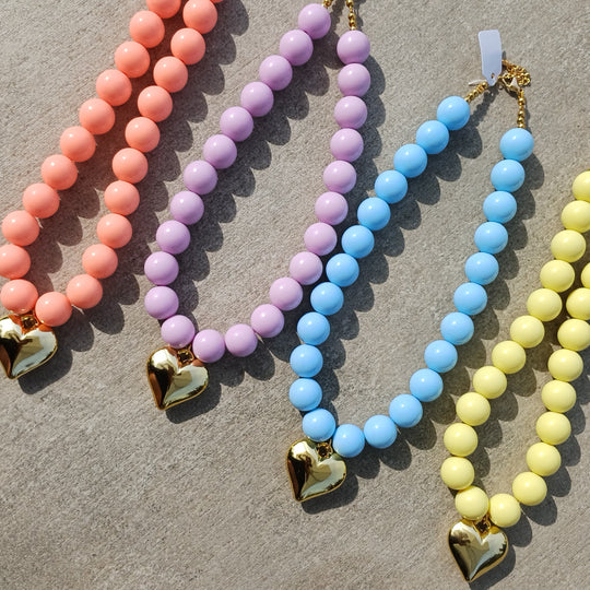 Kralen ketting grote kralen