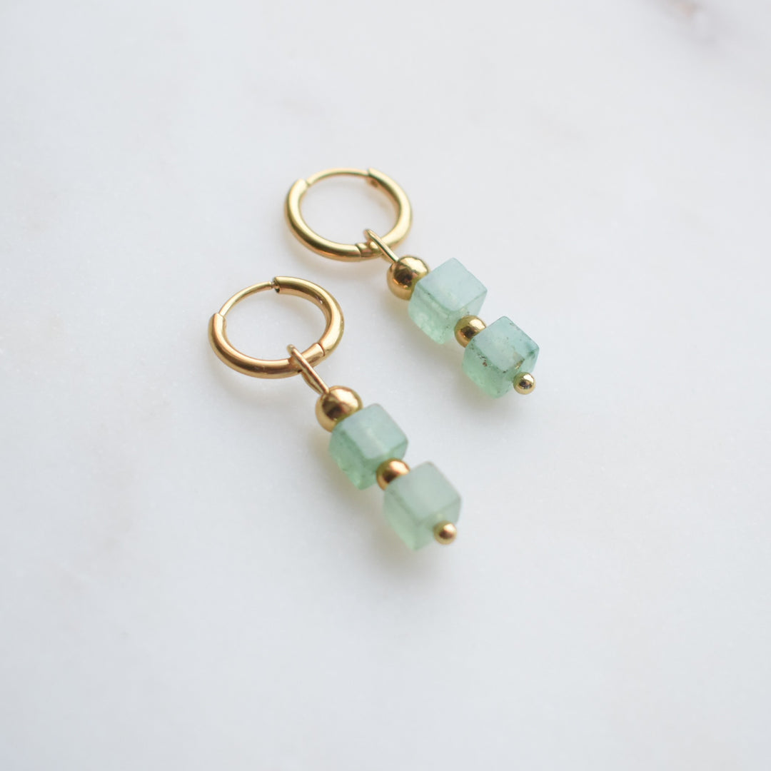 Groene oorbellen dames