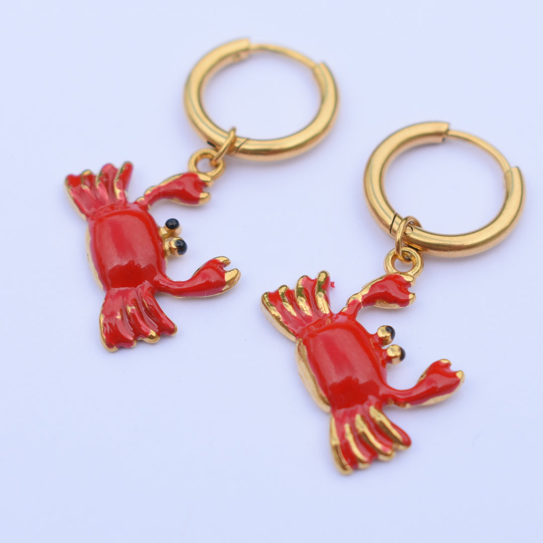 Oorbellen krab